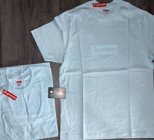 Supreme Tonal Box Logo Tee Bright Blue