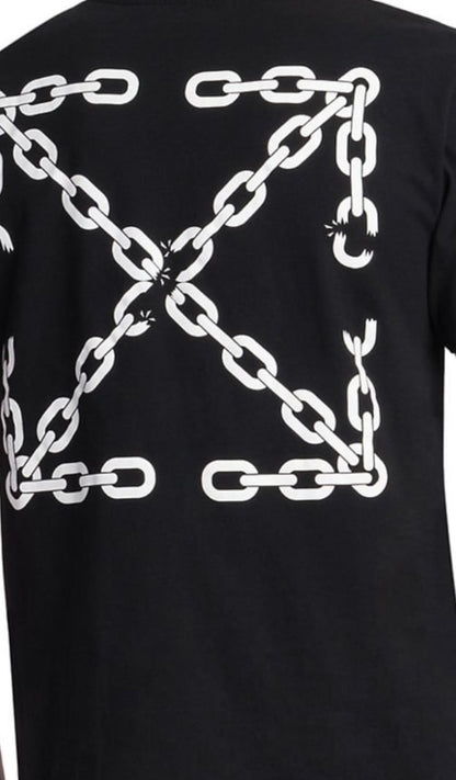 Off-White Chain Arrow Short-Sleeve T-Shirt Black