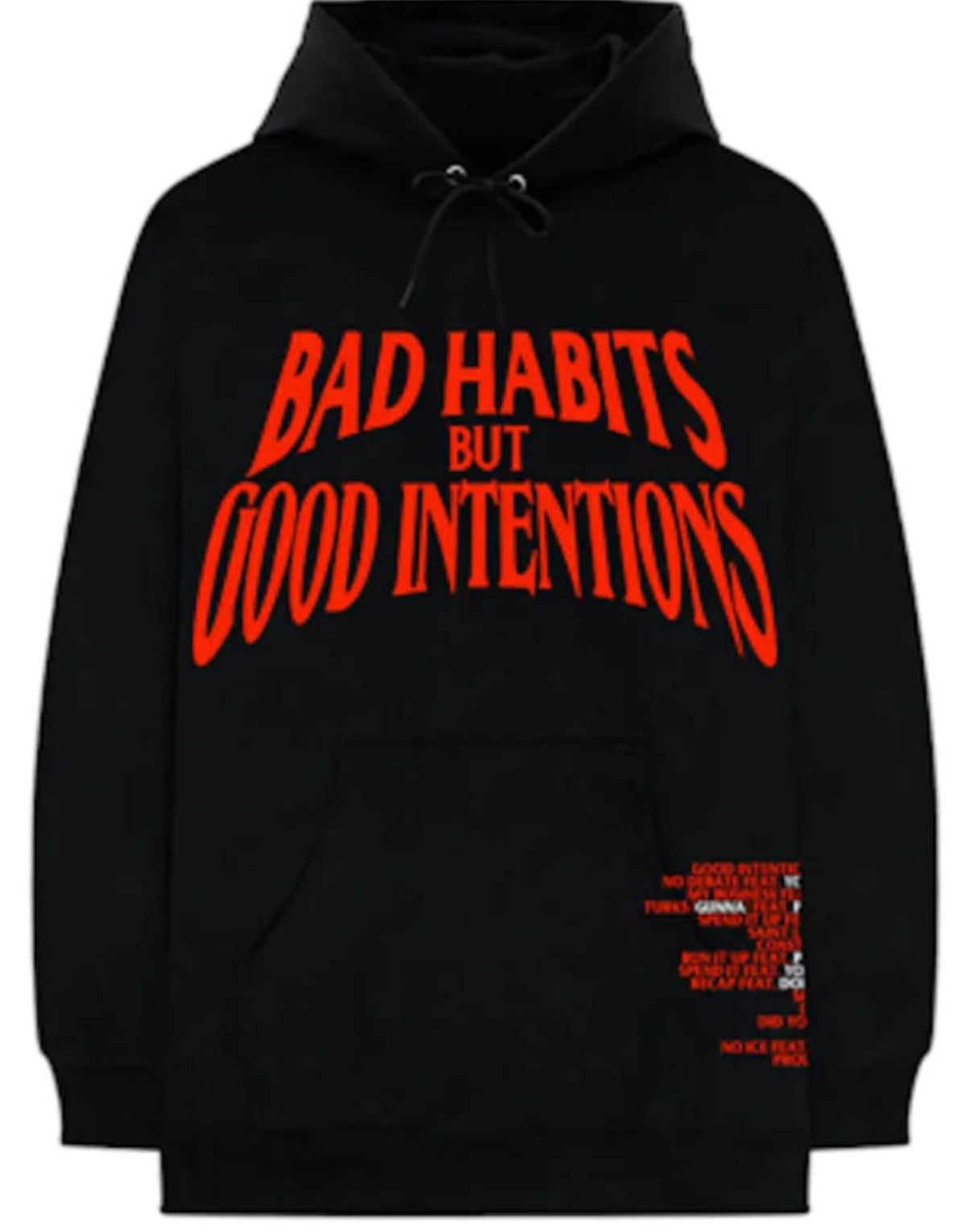 Nav x Vlone Bad Habits Hoodie Black