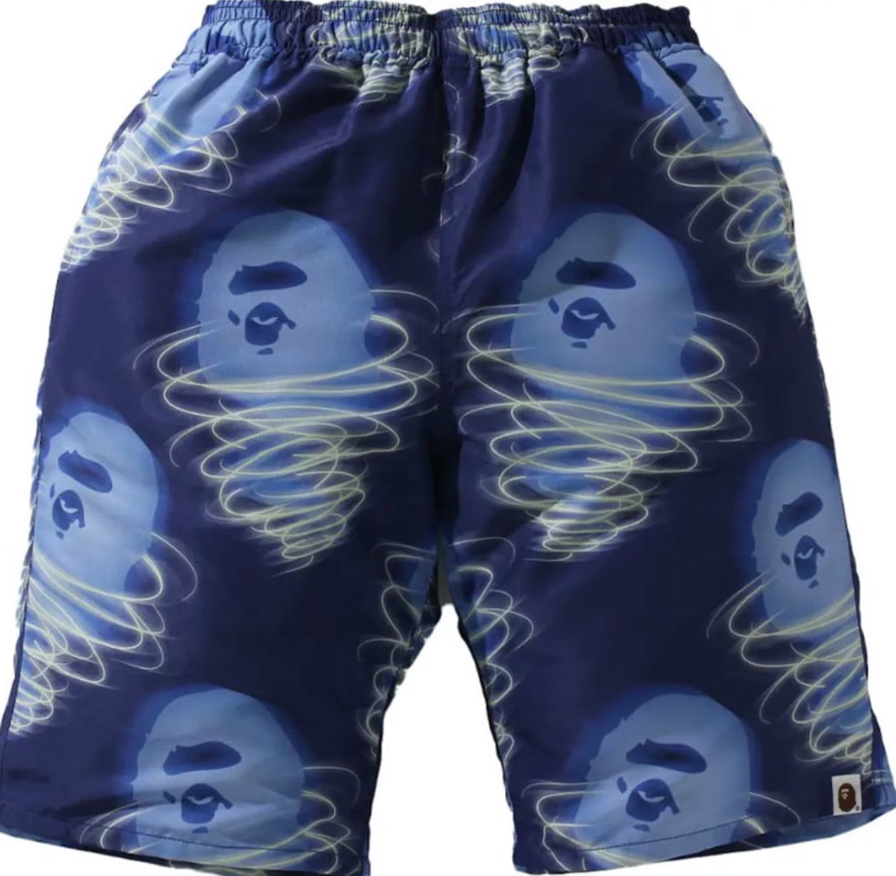 BAPE Bape Storm Track Shorts Purple