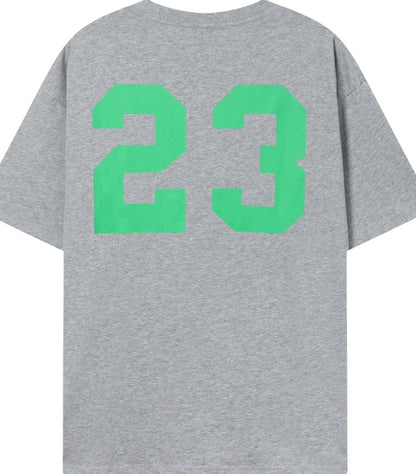 Off-White 23 Varsity Tee "Grey Green"