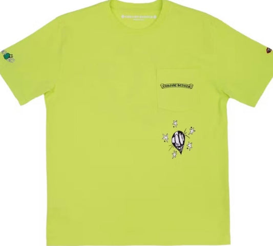 Chrome Hearts Matty Boy Link T-shirt Lime Green