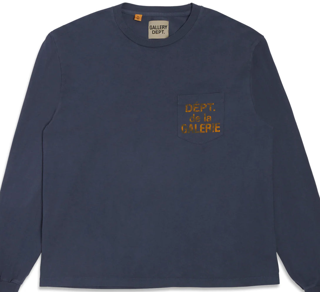 FRENCH L/S POCKET TEE