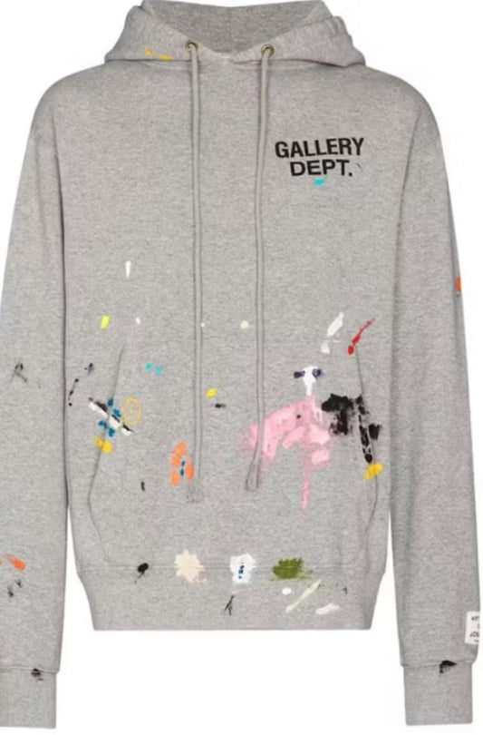 Gallery Dept. Painter Logo Hoodie Grey