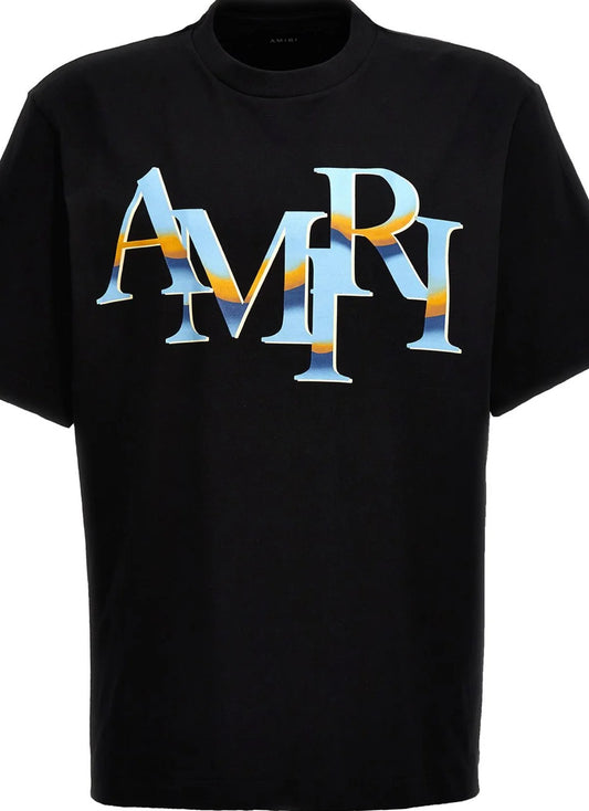 AMIRI STAGGERED CHROME T-SHIRT - MEN