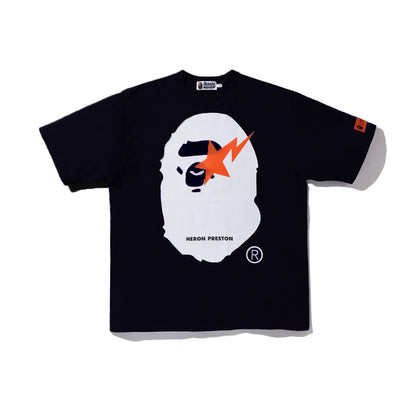 BAPE x Heron Preston Relaxed Fit Tee Black