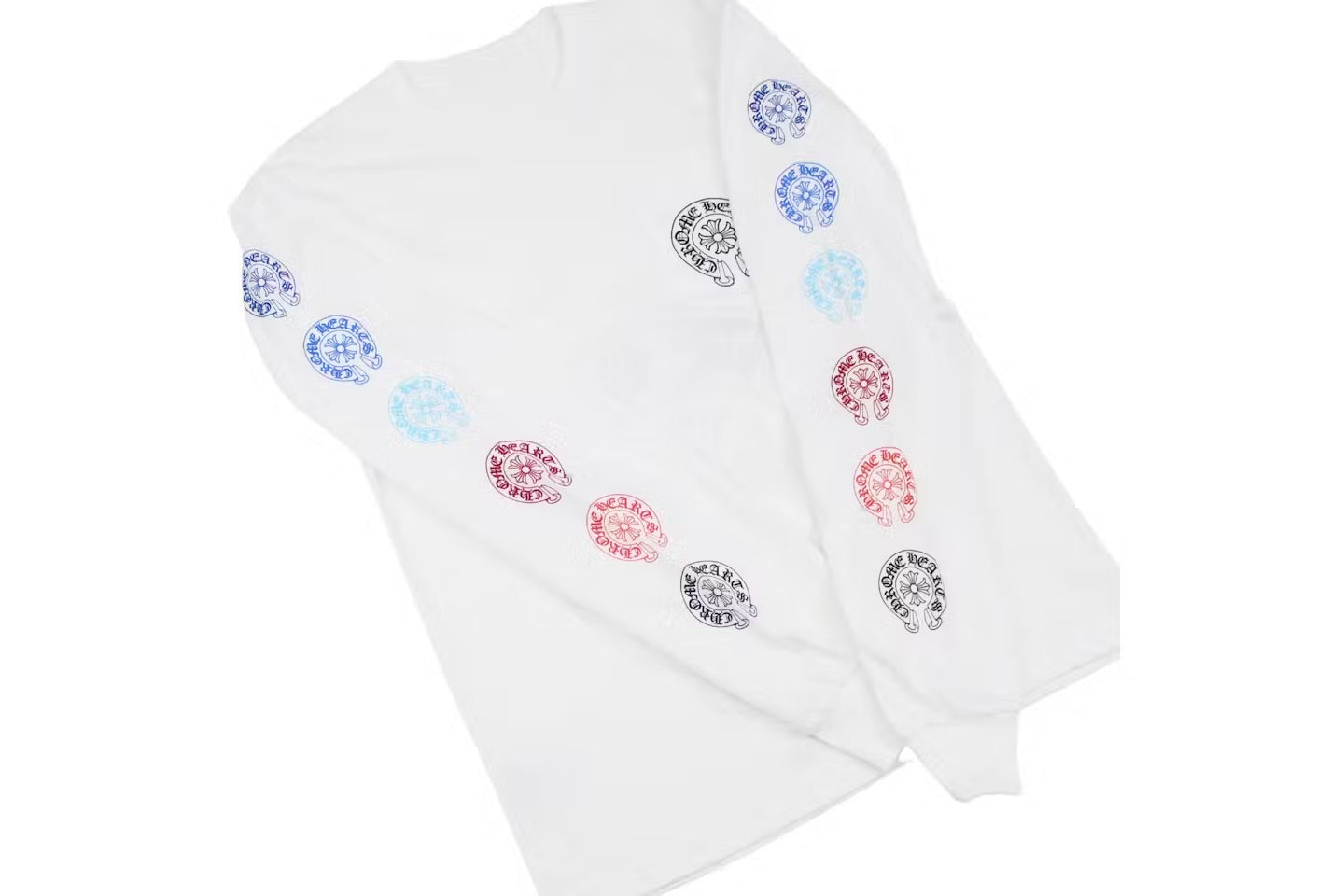 Chrome Hearts Multi Color Horse Shoe L/S T-shirt
White