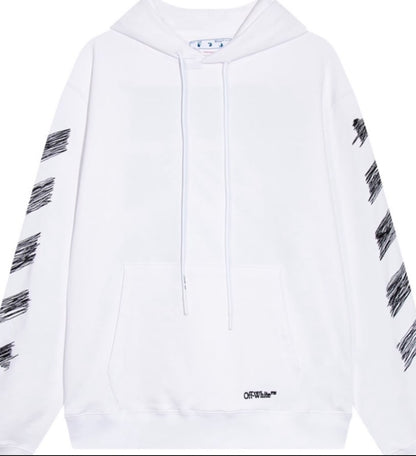 Off-White Men's Scribble Hoodie white