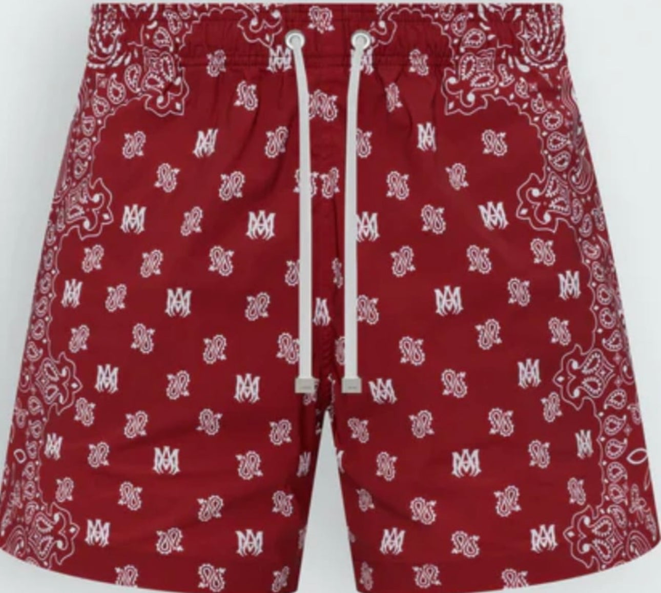 Amiri Men's Bandana Paisley Trunks Red