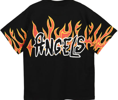 Palm Angels
Graffiti Flames Cotton T-Shirt Black