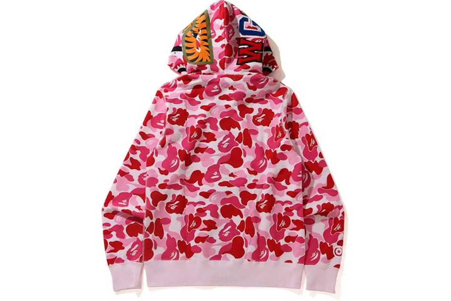 BAPE Big ABC Camo Shark Wide Full Zip Double Hoodie
Pink