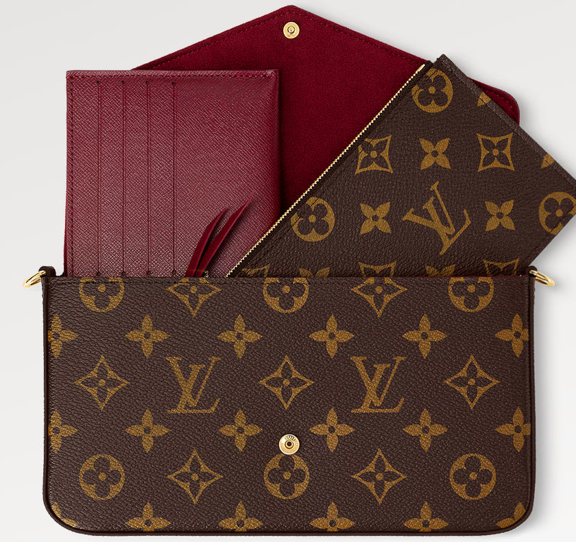 LOUIS VUITTON Félicie Pochette BROWN