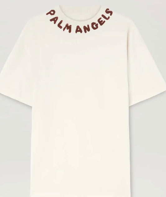 Palm Angel LOGO T-SHIRT Crème