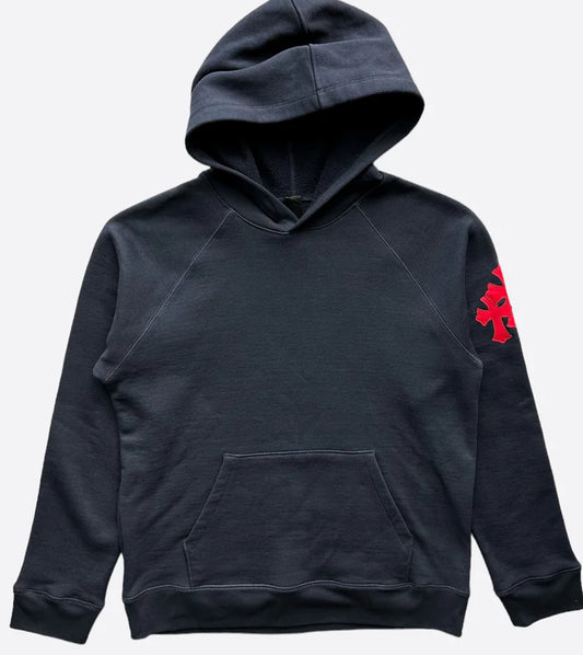 Chrome Hearts
Navy Triple Red Cross Patch Hoodie