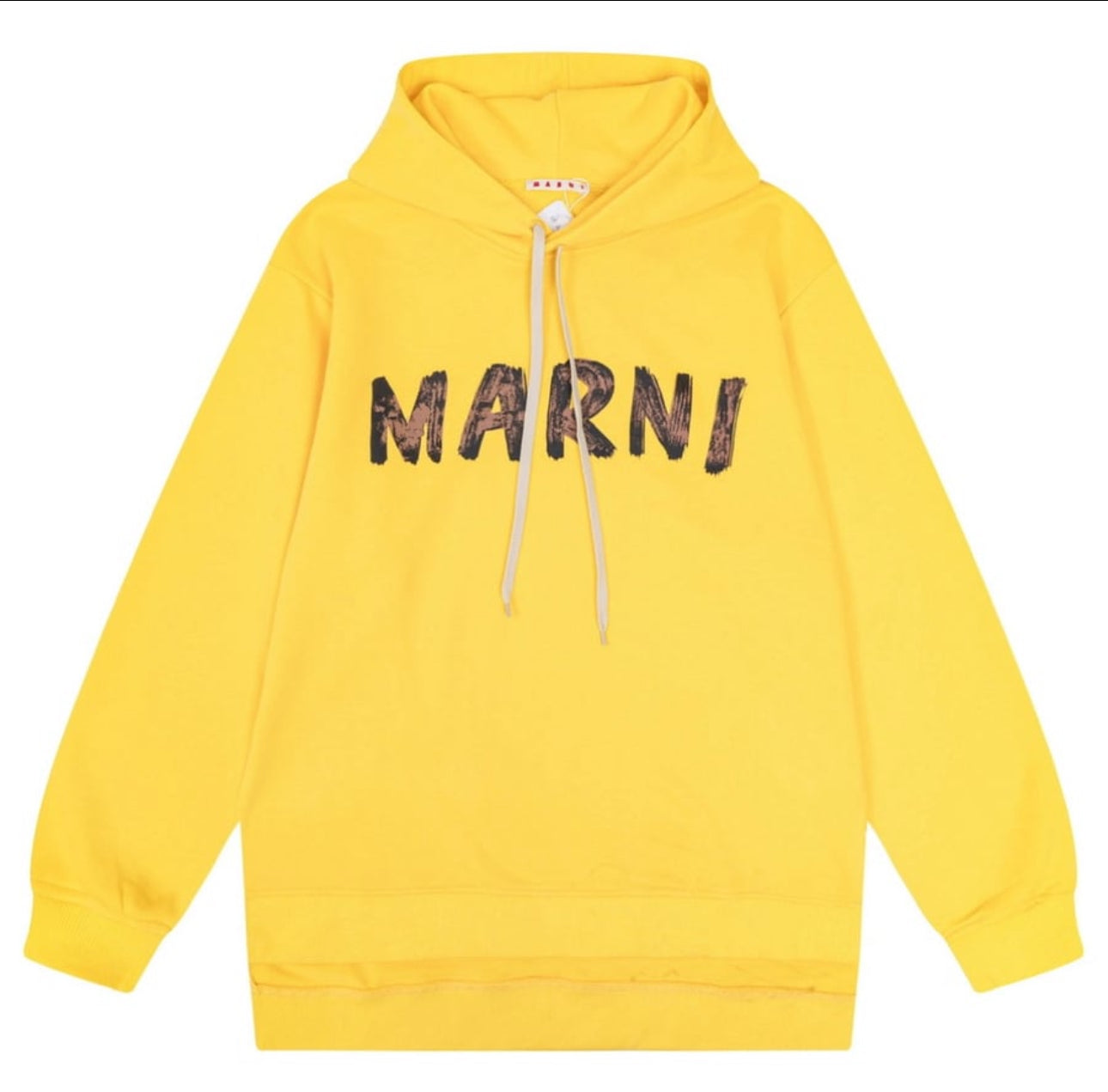 MARNI sweatshirt cotton hoodie w/ slit