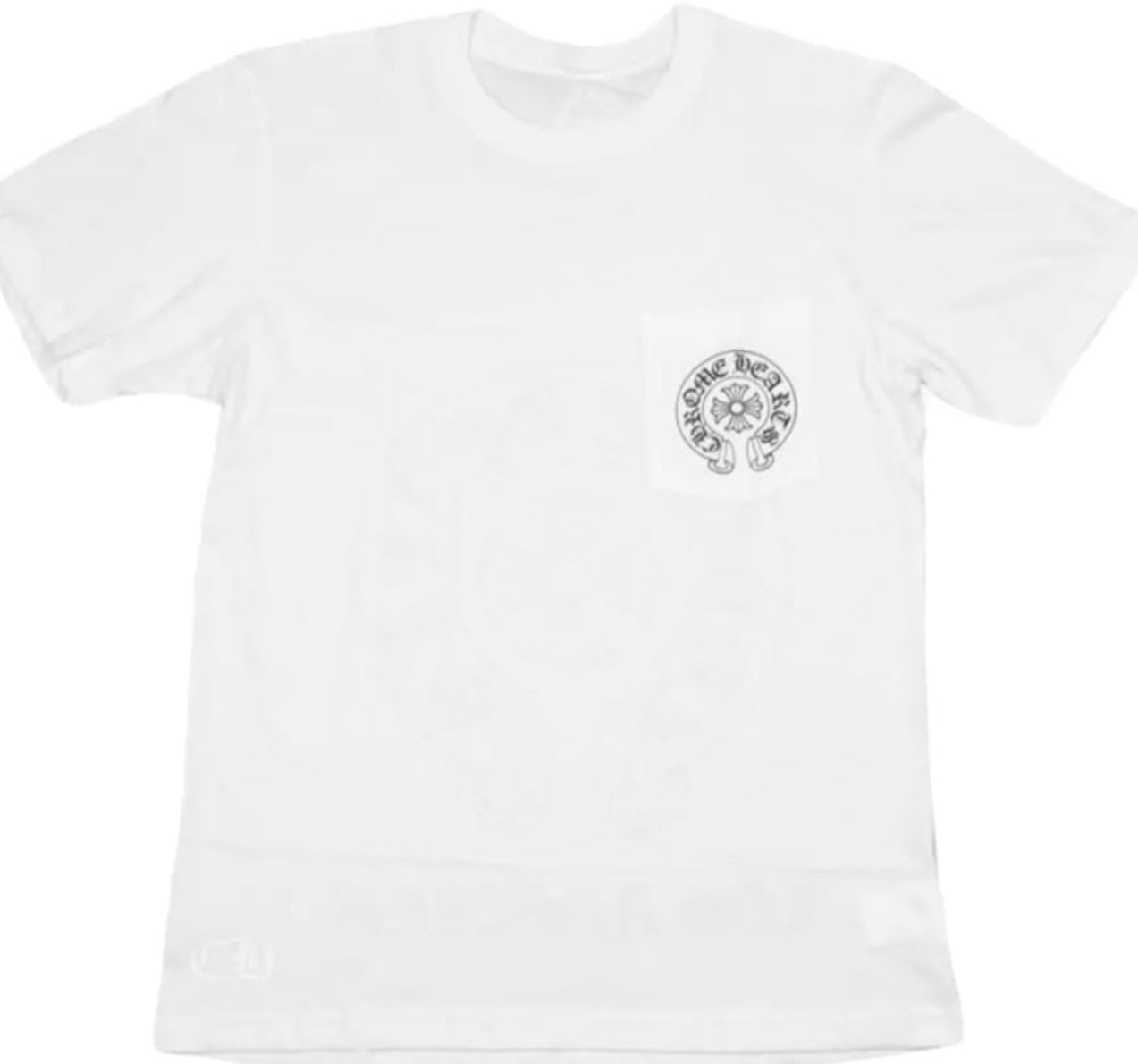 Chrome Hearts Horse Shoe Logo Pocket T-Shirt White