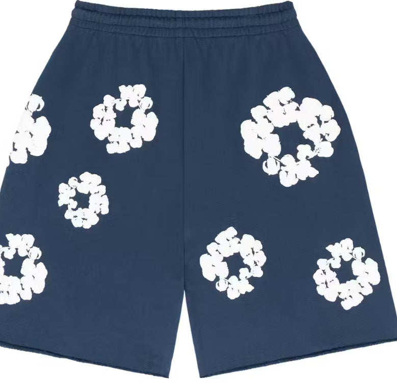 Denim Tears The Cotton Wreath Shorts
Navy