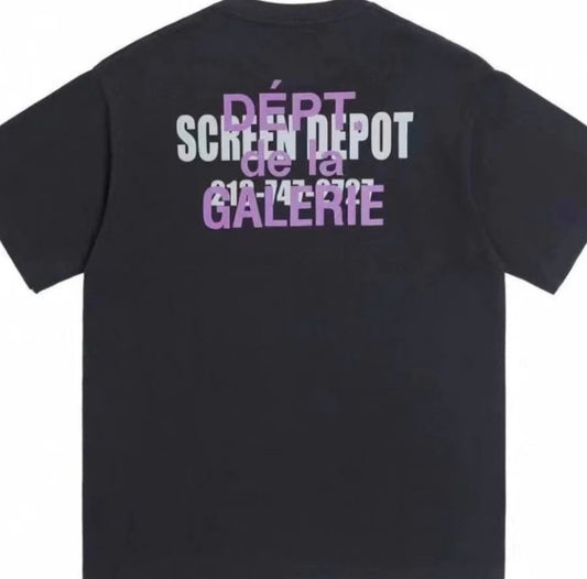 Screen depot purple Gallery dept. shirt