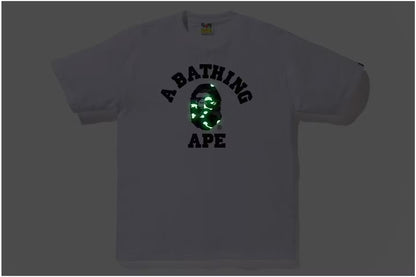 BAPE City Camo College Tee
White/Black