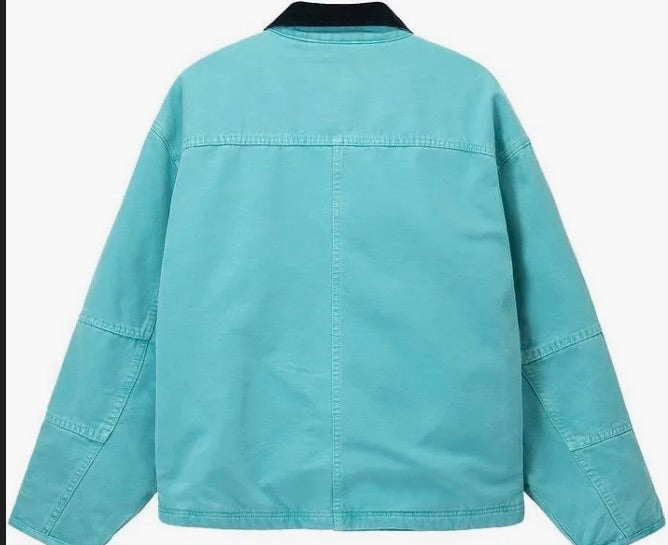 Stussy Washed Canvas Shop Jacket 'Blue'