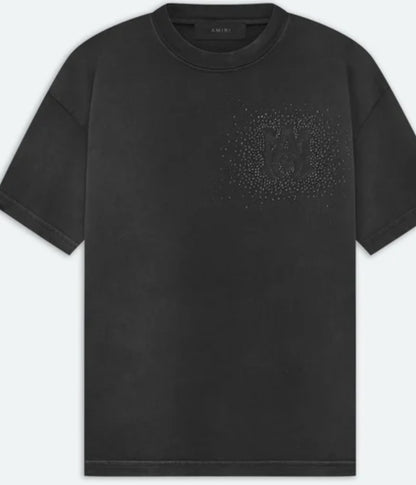 Amiri CRYSTAL BURST TEE Black