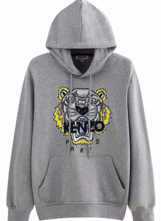 Kenzo Orignial Tiger Hoodie Grey