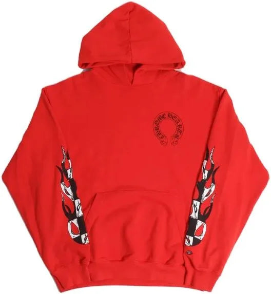 Chrome Hearts Matty Boy Flames Hoodie Red