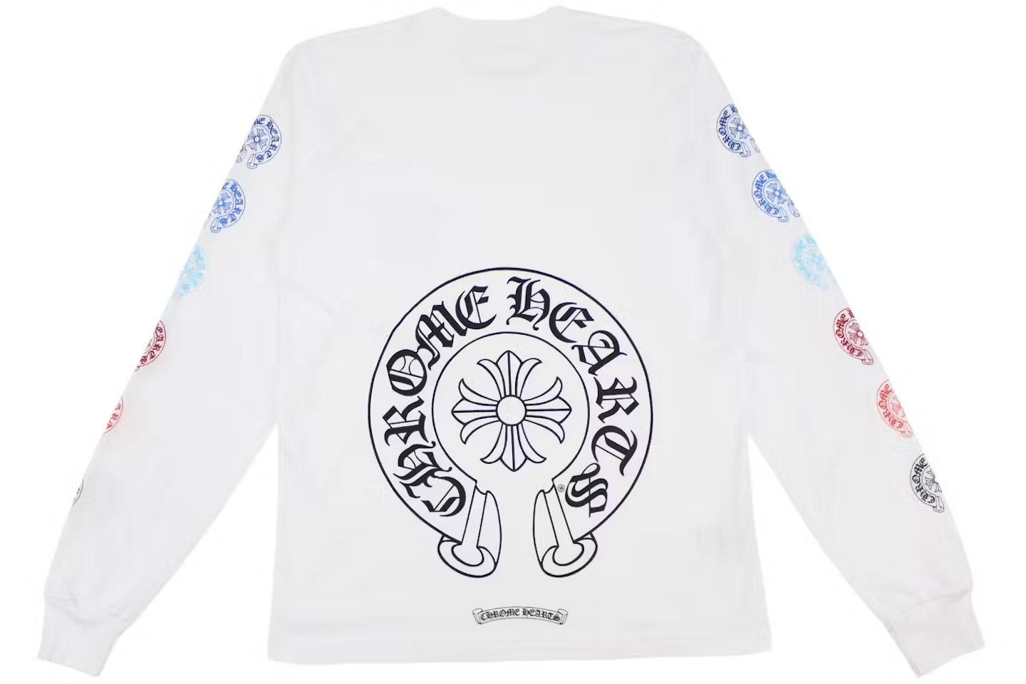 Chrome Hearts Multi Color Horse Shoe L/S T-shirt
White