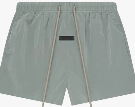 ESSENTIALS
Crinkle Nylon Running Short Grey