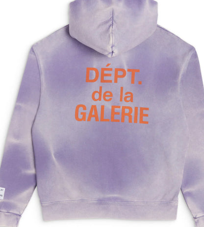 GALLERY DEPT FRENCH ZIP HOODIE purple