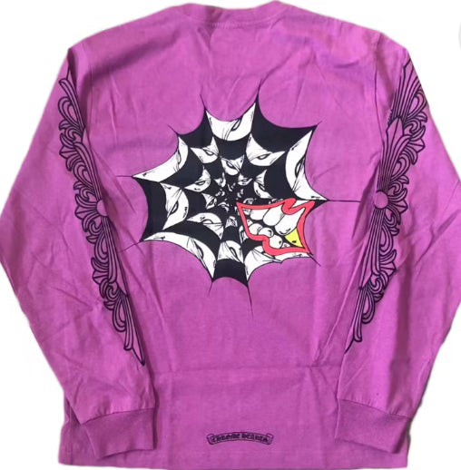 Chrome Hearts Matty Boy Spider Web L/S T-shirt
Purple