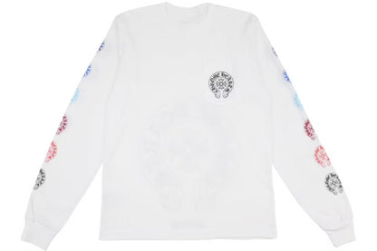 Chrome Hearts Multi Color Horse Shoe L/S T-shirt
White