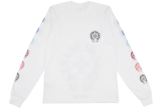 Chrome Hearts Multi Color Horse Shoe L/S T-shirt
White