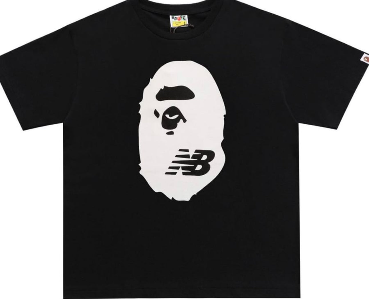 Bape X New Balance T-shirt Black