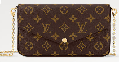 LOUIS VUITTON Félicie Pochette BROWN