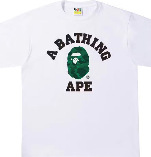 BAPE Color Camo College Tee (SS22)
White/Green