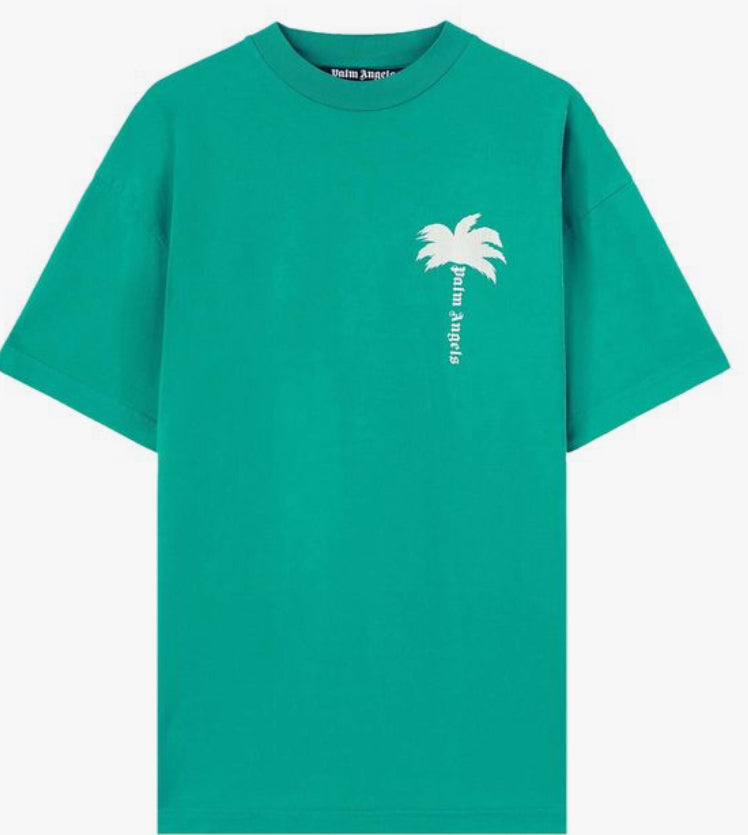 Palm Angels The Palm Tee 'Green/Off White'