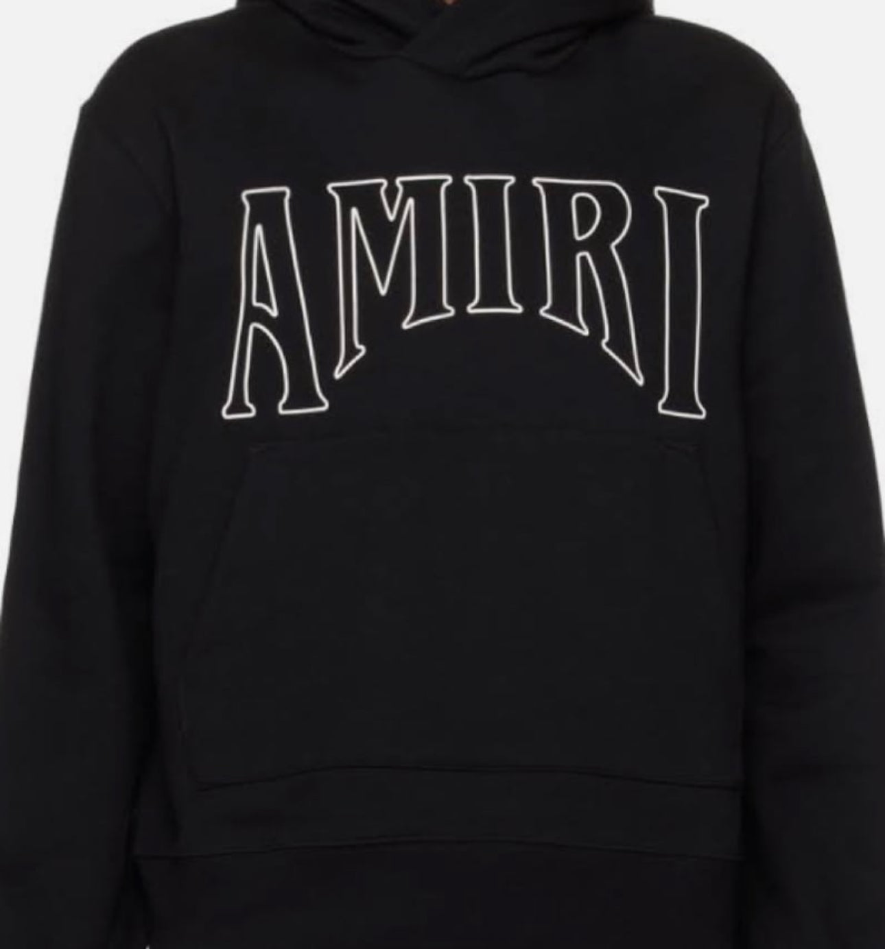 AMIRI Black Bonded Hoodie