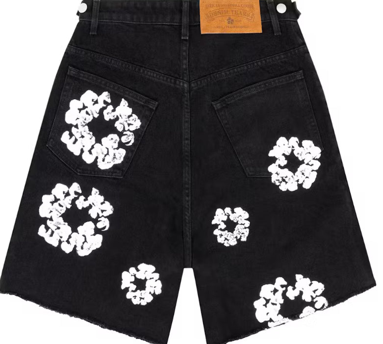 Denim Tears The Cotton Wreath Jean Short
Black