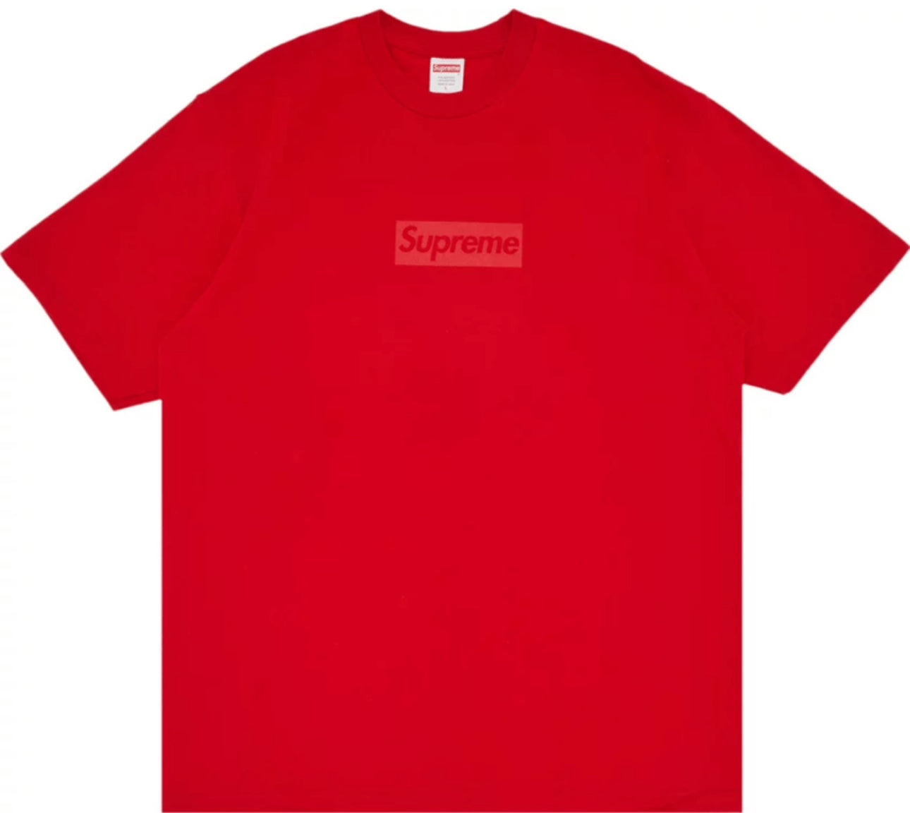 Supreme Tonal Box Logo Tee 'Red'