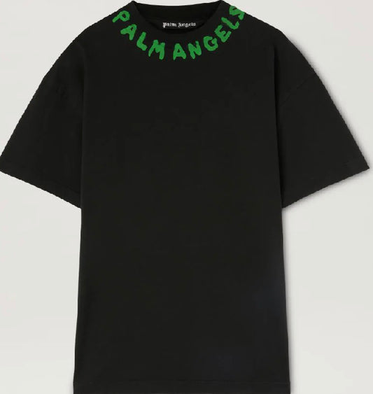 Palm Angels LOGO T-SHIRT Black/Green