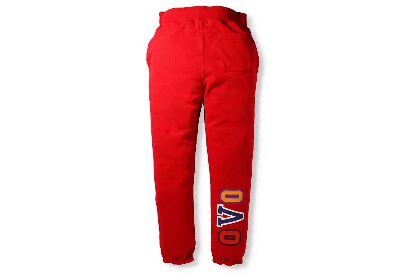 BAPE x OVO Woodland Camo Shark Reversible Sweatpants
Red