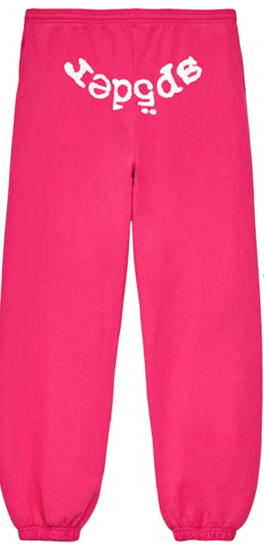 Sp5der Legacy Sweatpant 'Pink/White