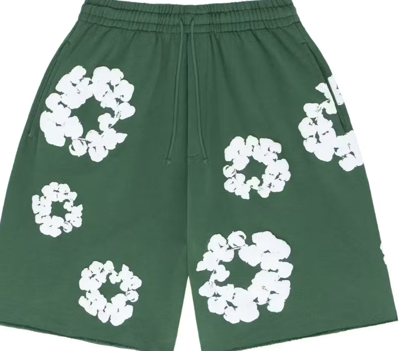 Denim Tears The Cotton Wreath Shorts
Green