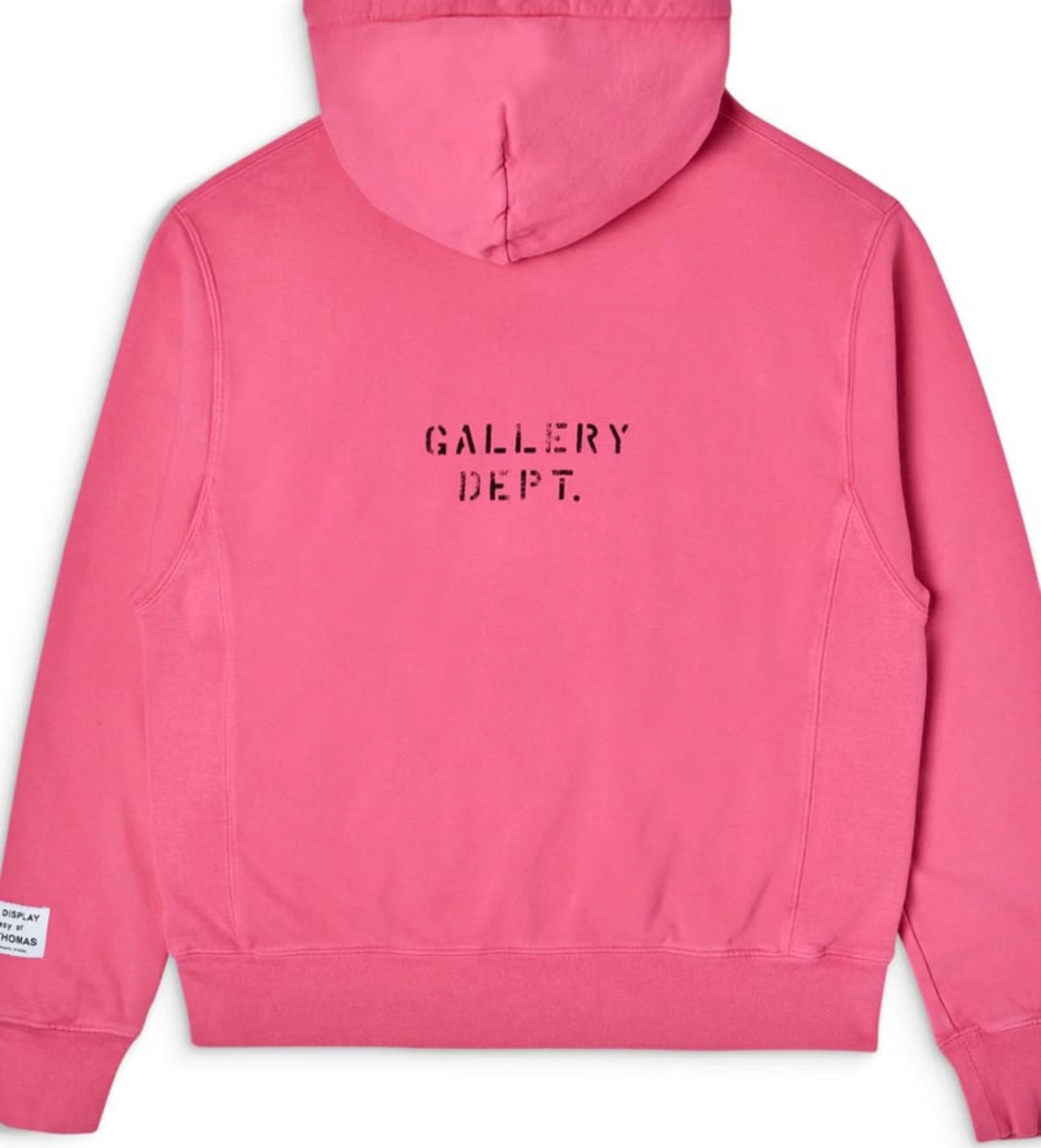 DEPT LOGO HOODIE FLO PINK