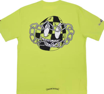 Chrome Hearts Matty Boy Link T-shirt Lime Green