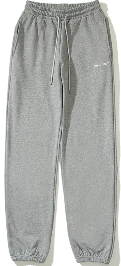 OFF WHITE SCRIBBLE JOGGERS GREY