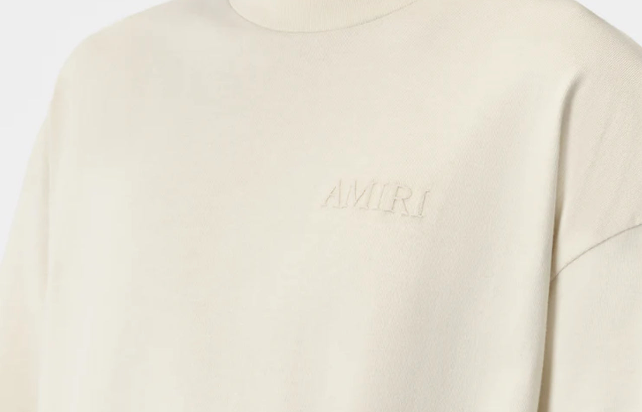 AMIRI OVERSIZED TEE CRÈME