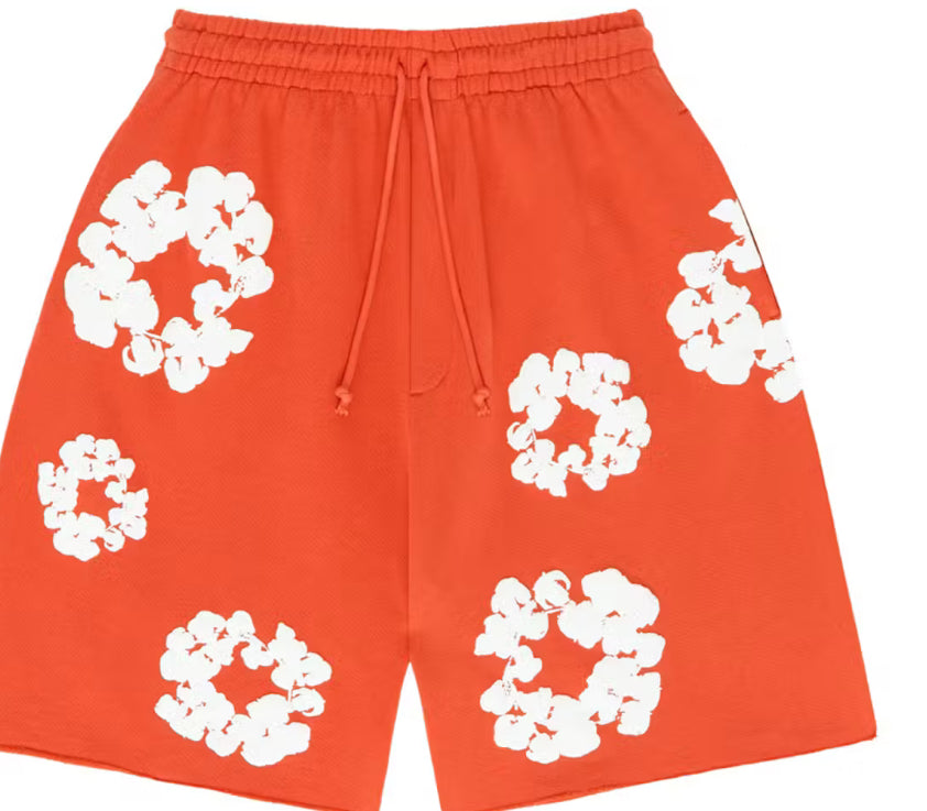 Denim Tears The Cotton Wreath Shorts
Orange