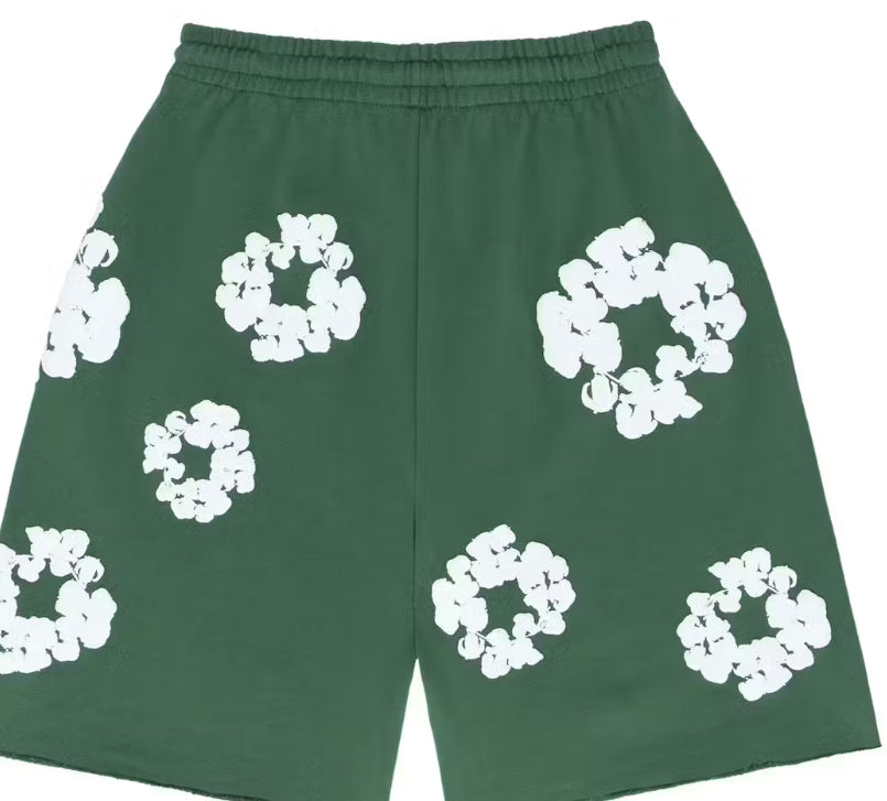 Denim Tears The Cotton Wreath Shorts
Green